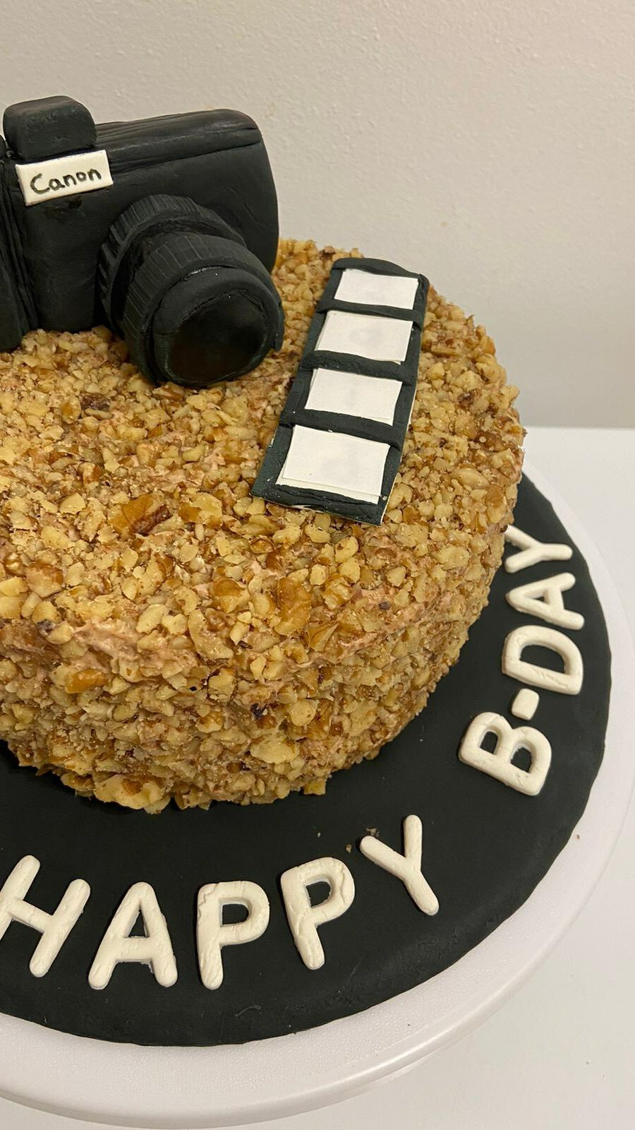3D Camera Cake - Canon Camera Fondant Cake - 50th Birthday Cake - YouTube